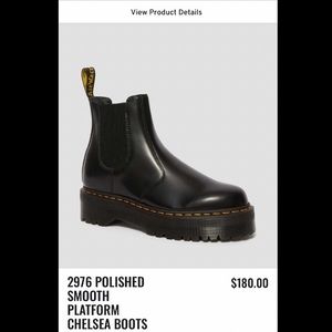 Dr. Martens 2976 Quad (platform chelsea boots)
